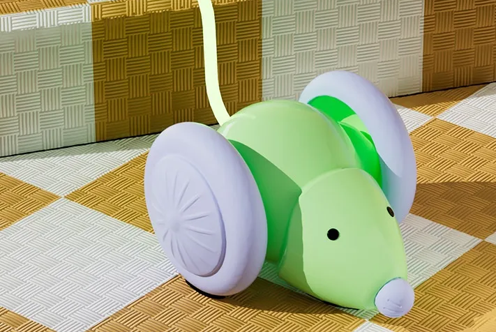 Mint Green PawPulse smart robotic mouse